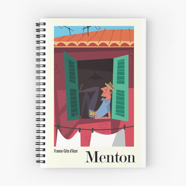 Item preview, Menton poster designed and sold by Gary Godel.
