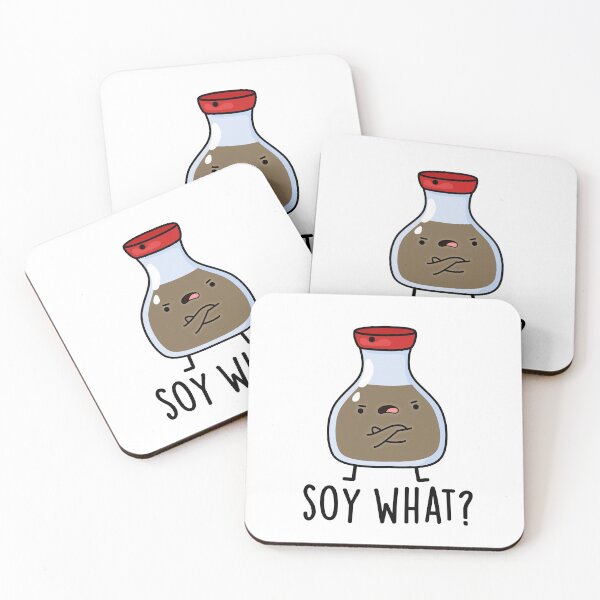 Item preview, Soy What Funny Soy Sauce Puns  designed and sold by punnybone.