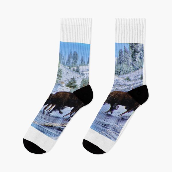 Item preview, Bison herd in Yellowstone  designed and sold by Vsaditya2020.