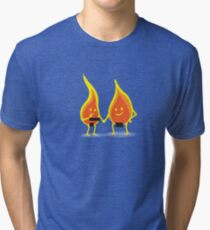 Naked Flames Tri-blend T-Shirt