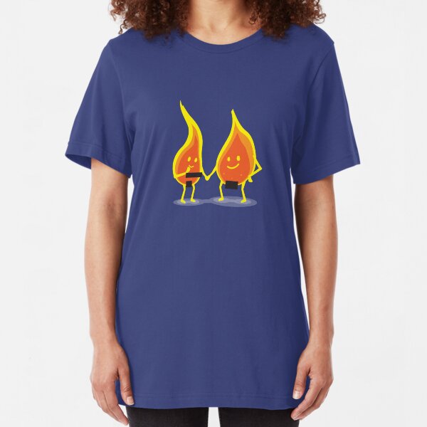 Naked Flames Slim Fit T-Shirt