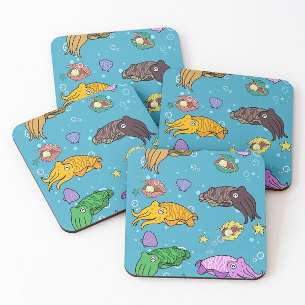 Item preview, Cuttlefish Octopus Kraken Gifts Underwater World Coral Reef Cuttlefish designed and sold by DSWShirts.
