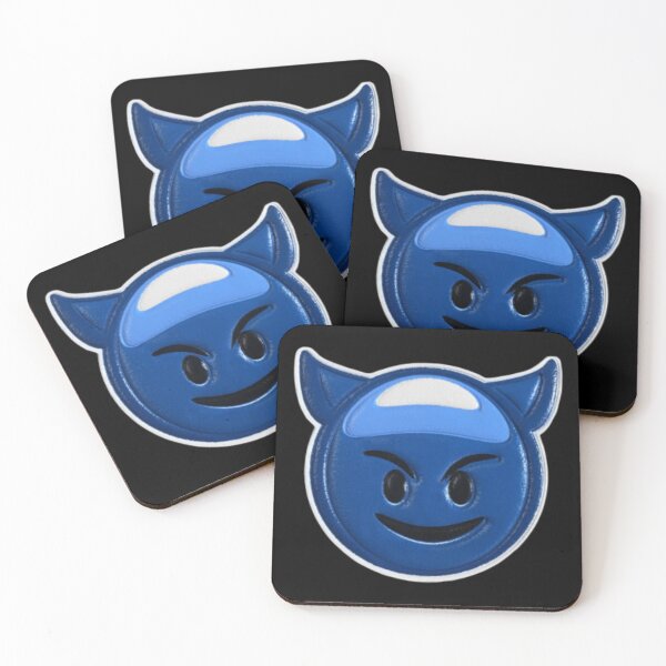 Item preview, Crip devil emoji  designed and sold by Gpkilla14.