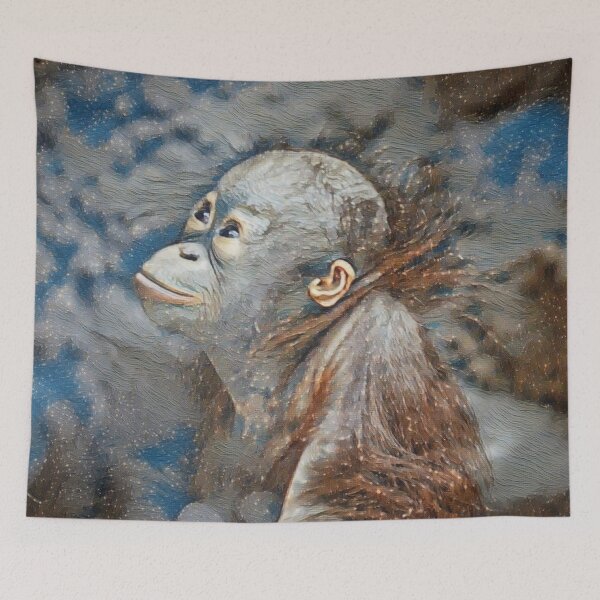Item preview, Red Ape of the Forest designed and sold by ReneeKennedy.