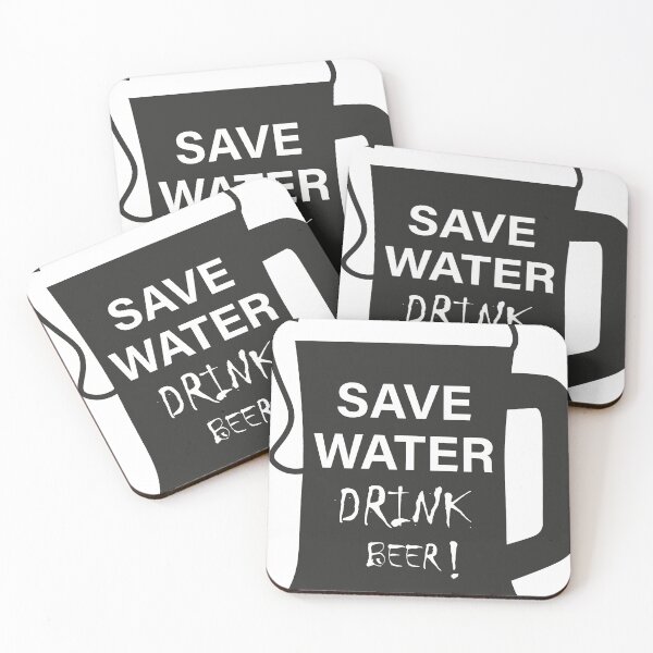 Item preview, save water drink beer t-shirt  designed and sold by Meddali.