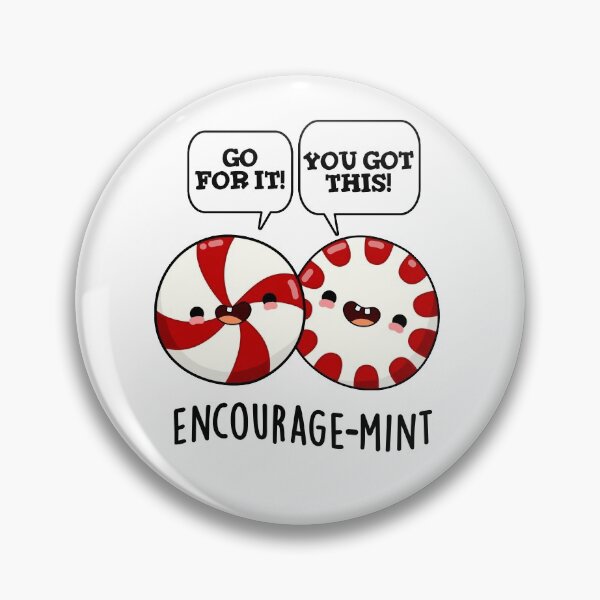Item preview, Encourage-mint Funny Candy Puns  designed and sold by punnybone.