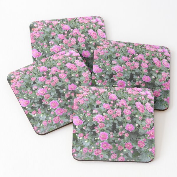 Item preview, Pretty popping pink mums designed and sold by ThePoodleandCo.