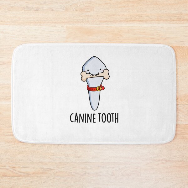 Item preview, Canine Tooth Funny Dental Puns  designed and sold by punnybone.