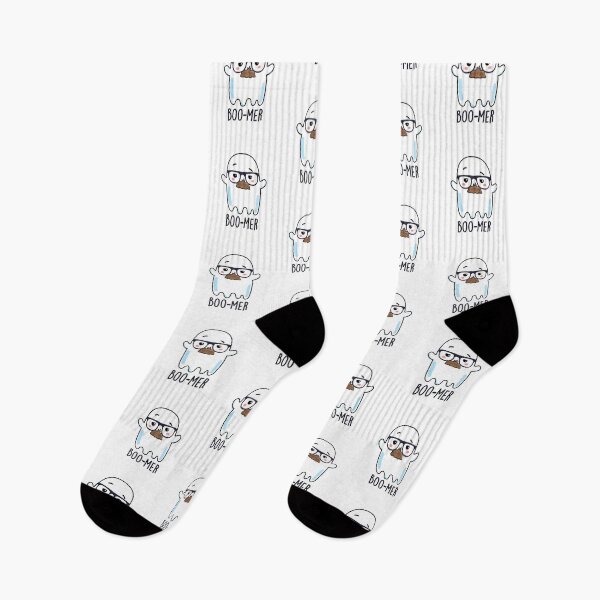 Item preview, Boo-mer Funny Middle Aged Ghost Puns  designed and sold by punnybone.