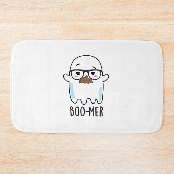Item preview, Boo-mer Funny Middle Aged Ghost Puns  designed and sold by punnybone.