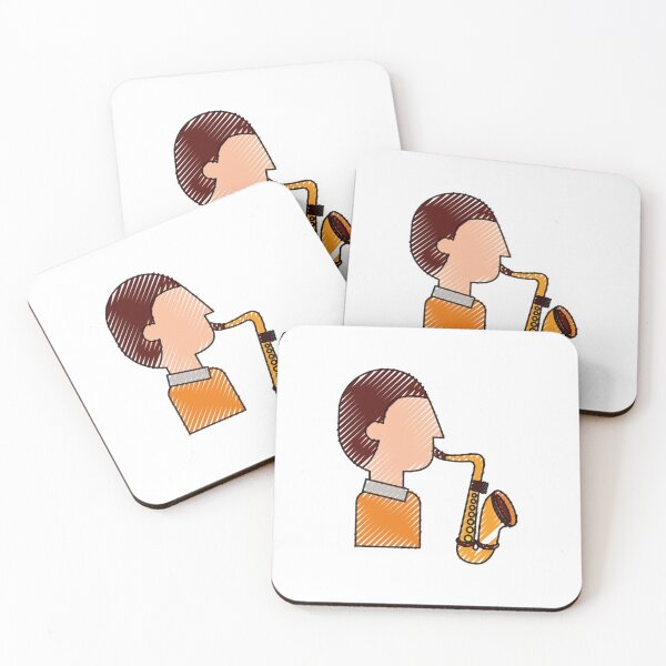 Item preview, Saxophone player designed and sold by withlovefrom.