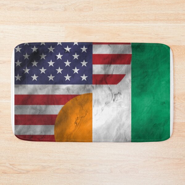 Item preview, USA and Ivory Coast Dual Flag Yin Yang Combination designed and sold by ockshirts.