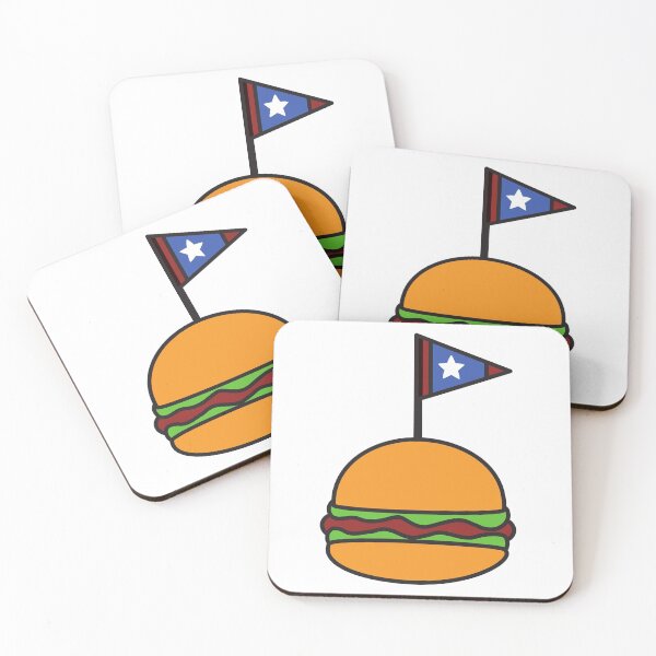 Item preview, Burger and Flag American 4th of July 1776  designed and sold by hasnimed.