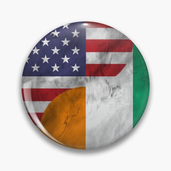 Item preview, USA and Ivory Coast Dual Flag Yin Yang Combination designed and sold by ockshirts.