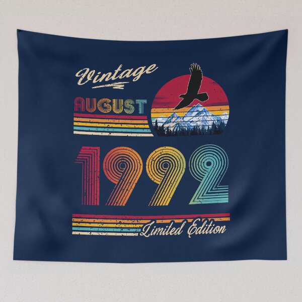 Item preview, Vintage August 1992 Birthday designed and sold by GreenSplash.
