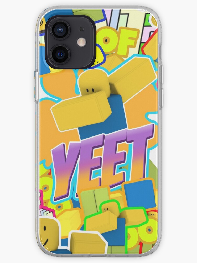 Roblox Memes Pattern All The Noobs Oof Yeet Dab Dabbing Iphone Case Cover By Smoothnoob Redbubble - roblox memes 12
