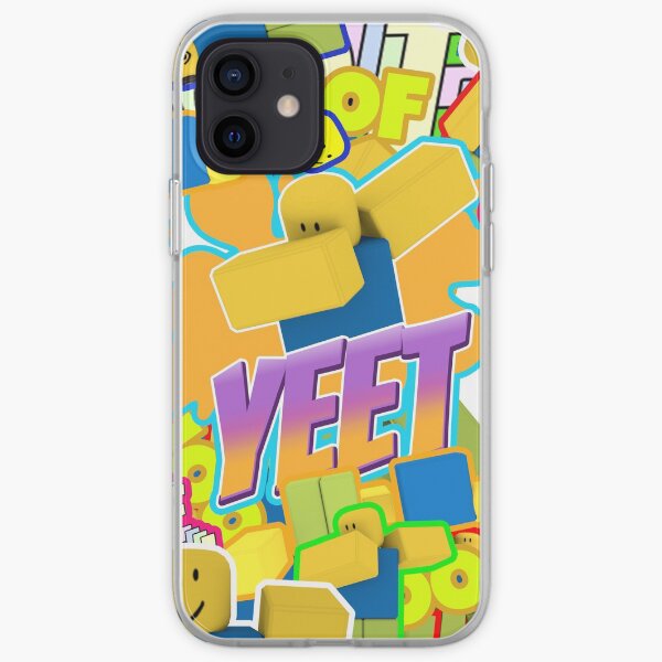 Roblox Memes Pattern All The Noobs Oof ,Yeet, Dab, Dabbing iPhone Soft Case
