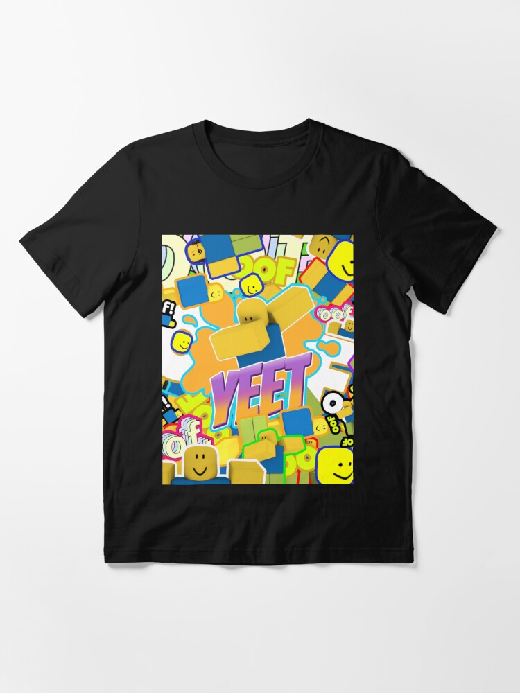 Roblox Memes Pattern All The Noobs Oof Yeet Dab Dabbing T Shirt By Smoothnoob Redbubble - oof roblox noob dab how to get robux money for free