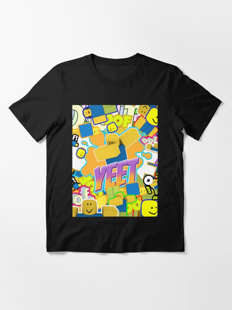 Roblox Memes Pattern All The Noobs Oof Yeet Dab Dabbing T Shirt By Smoothnoob Redbubble - soft tix shirt roblox