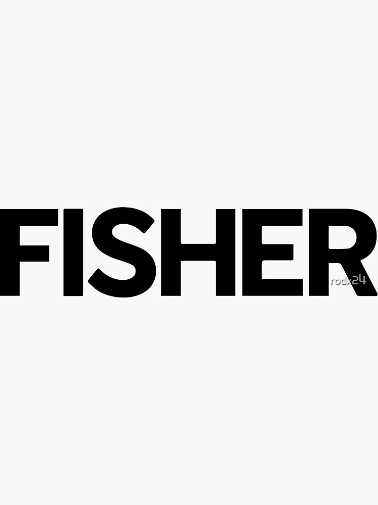 Fisher DJ Logo Vinyl Sticker / Decal