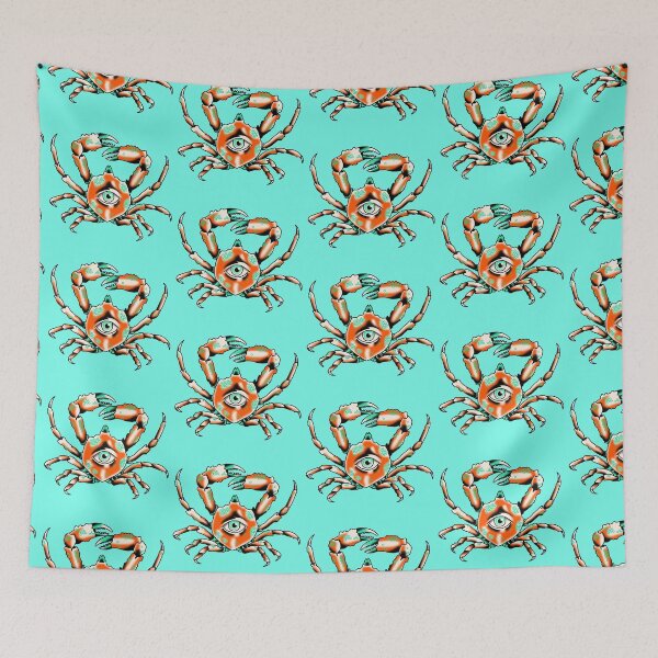 Item preview, crab eye traditional tattoo designed and sold by rafaelwolf.