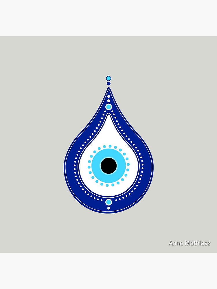 Nazar Boncuk - Turkish Evil Eye Amulet Art Board Print for Sale