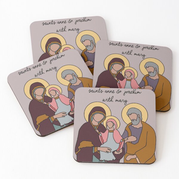 Item preview, Saints Anne & Joachim with the Blessed Virgin Mary designed and sold by KMumey Designs.