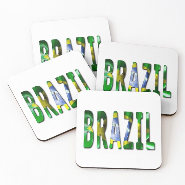 Item preview, Brazil Word With Flag Texture designed and sold by MarkUK97.