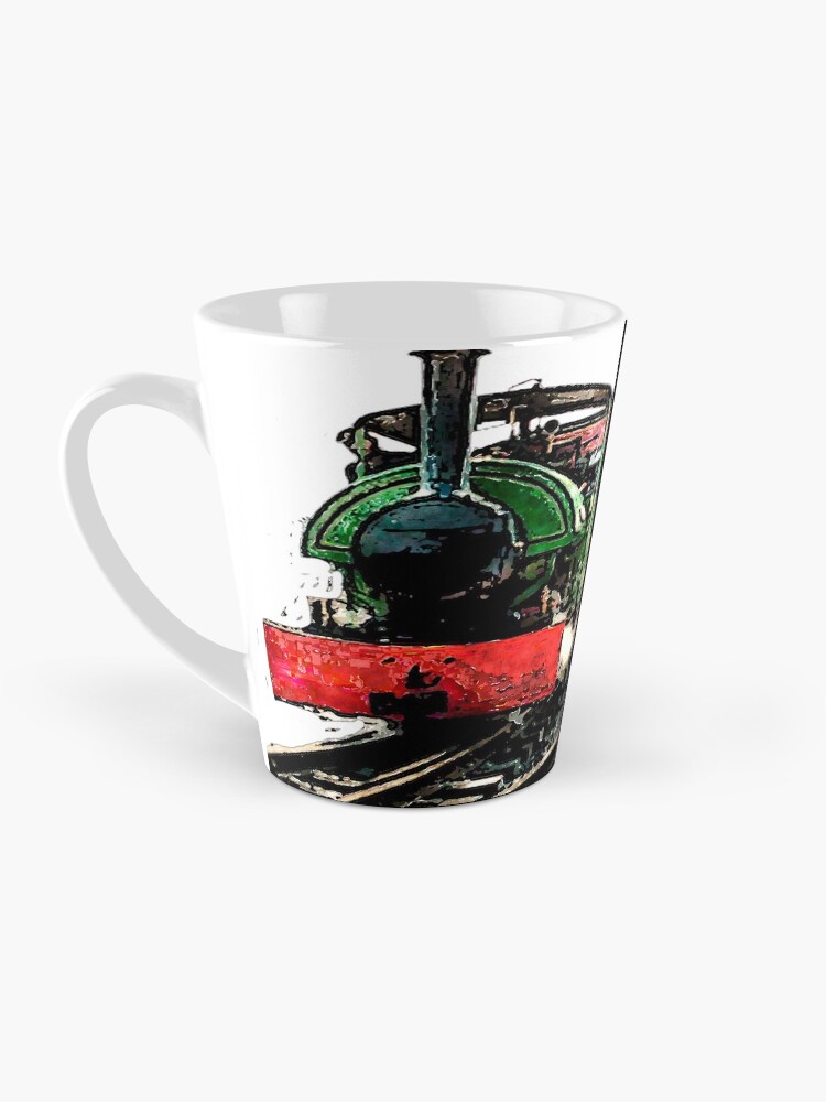 Thumbnail 3 of 4, Coffee Mug, Two trains designed and sold by bywhacky.