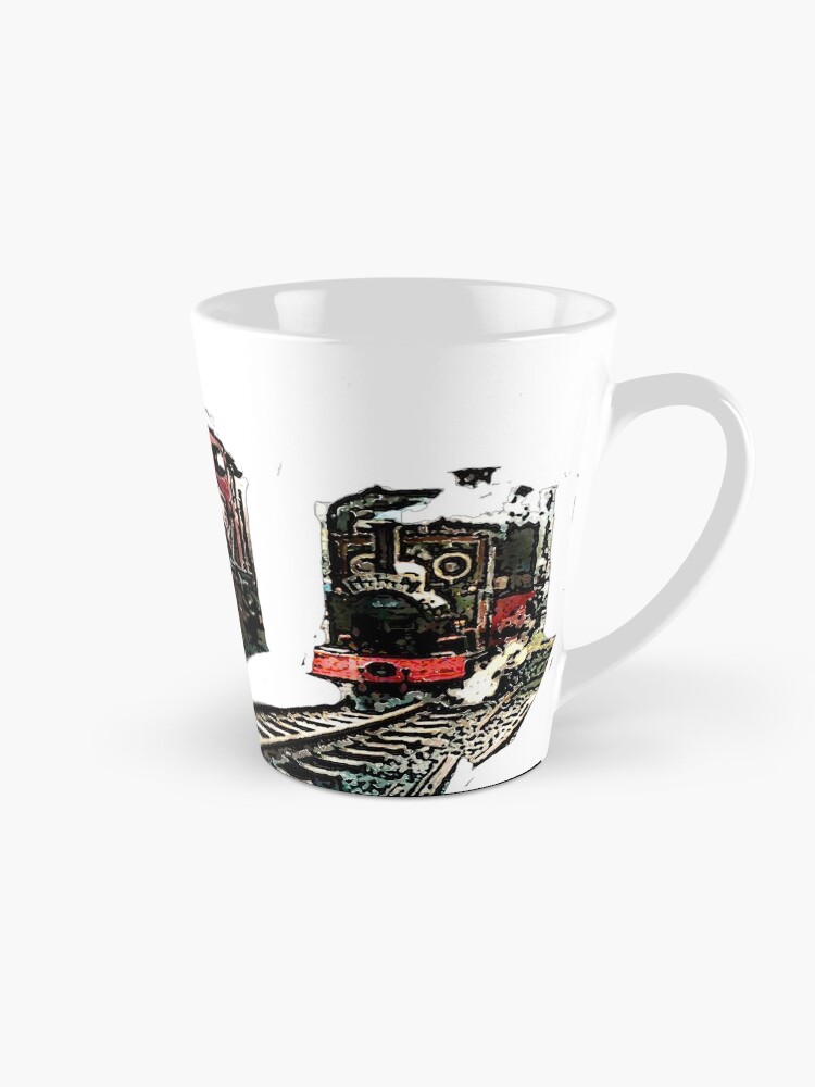 Thumbnail 1 of 4, Coffee Mug, Two trains designed and sold by bywhacky.