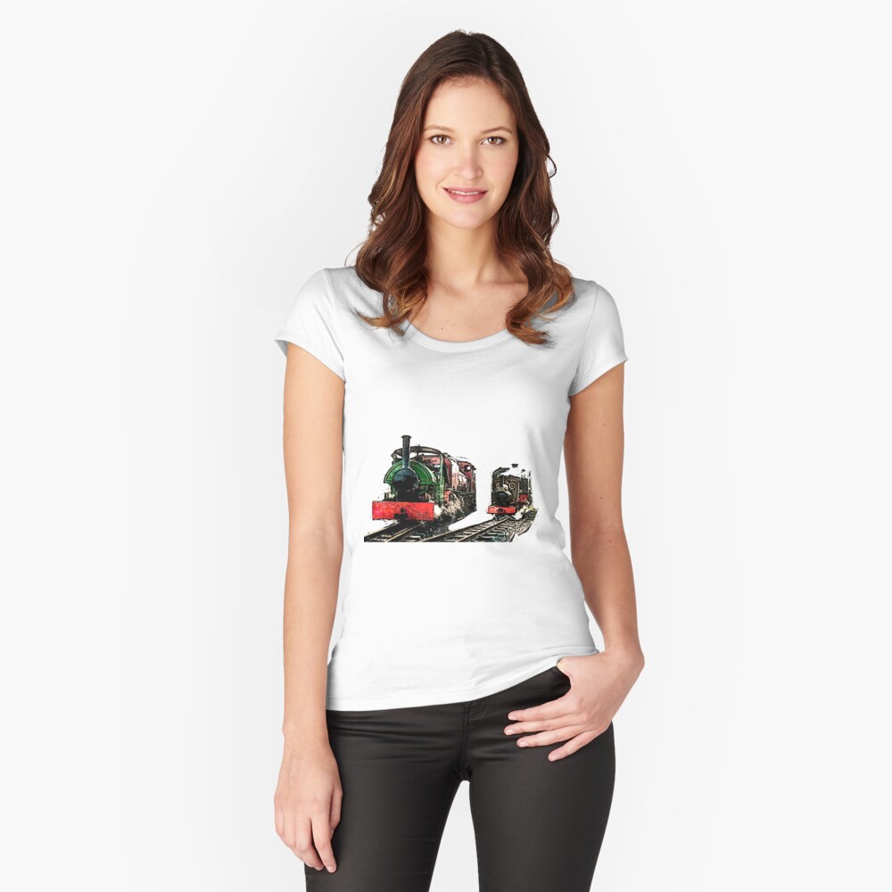 Item preview, Fitted Scoop T-Shirt designed and sold by bywhacky.