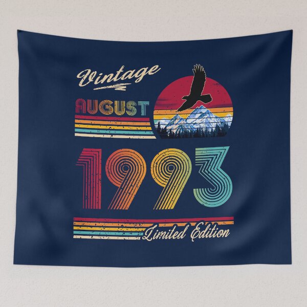 Item preview, Vintage August 1993 Birthday designed and sold by GreenSplash.
