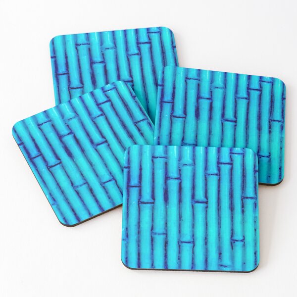 Item preview, Tropical Blue Bamboo Nature Pattern designed and sold by intothevoiddd.