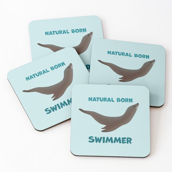 Item preview, Natural Born Swimmer Sea Lion Edition designed and sold by XavierWendling.