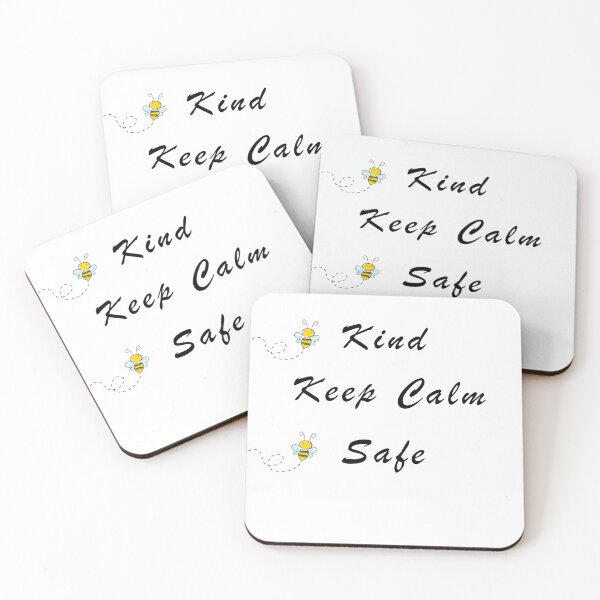 Item preview, Be Kind Keep Calm Be Safe designed and sold by ilizindotcom.