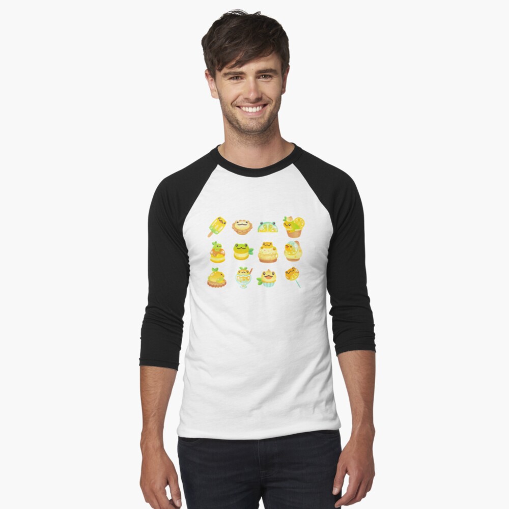 Item preview, Baseball ¾ Sleeve T-Shirt designed and sold by pikaole.