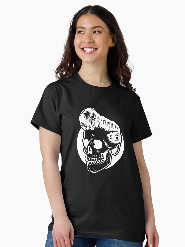 Thumbnail 1 of 7, Classic T-Shirt, Scared Quiff designed and sold by micksbarbers.