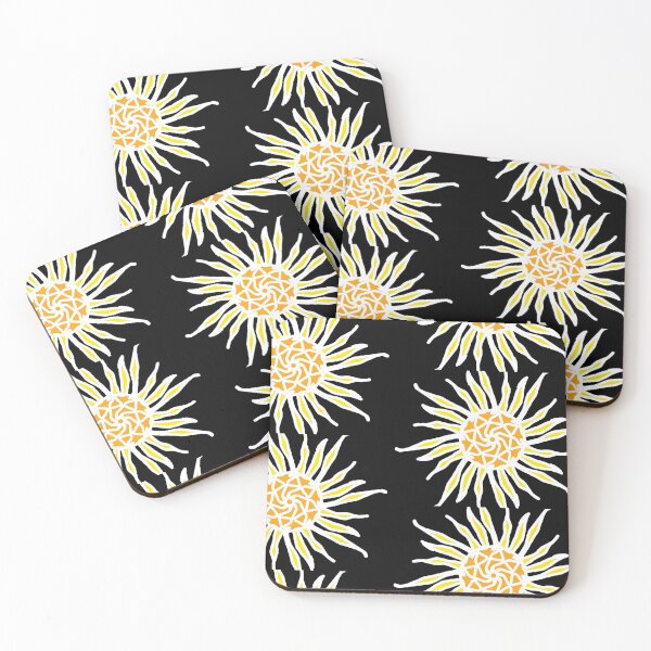 Item preview, Yellow abstract sunflower designed and sold by Abstractlara.