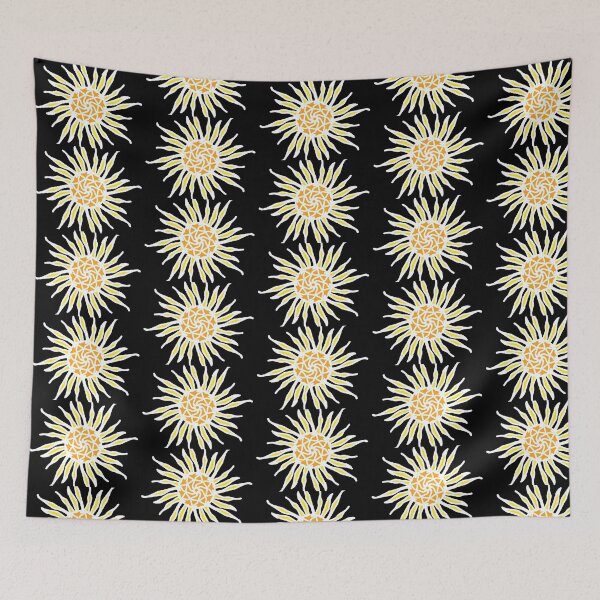 Item preview, Yellow abstract sunflower designed and sold by Abstractlara.