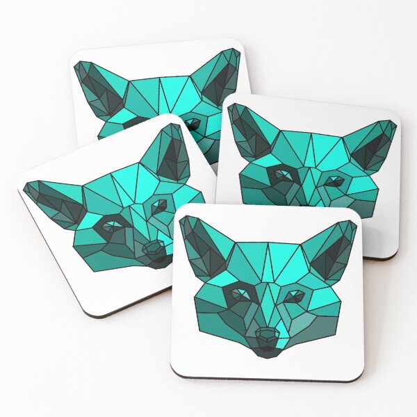 Item preview, Geometric Ice Fox designed and sold by Chandler Solomon.