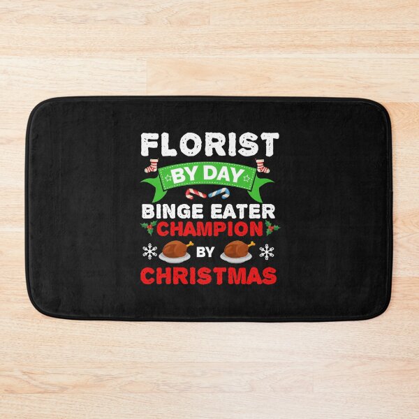Item preview, Florist by day Binge Eater by Christmas Xmas designed and sold by losttribe.