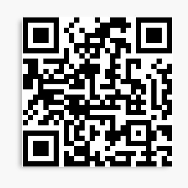 Seinfeld Theme QR Code Leinwanddruck