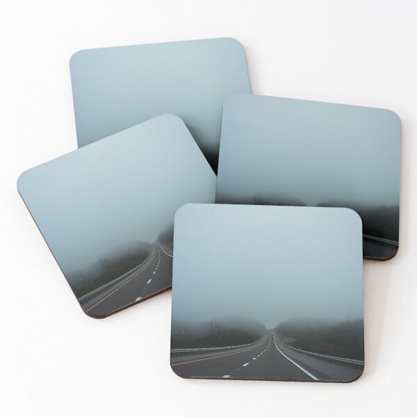 Item preview, Fog on Early Morning Highway designed and sold by KbytesOfJax Outdoor and Nature.