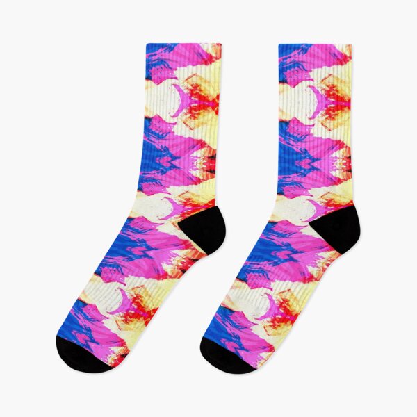 Item preview, psychedelic colourful abstract print designed and sold by petalsforarmour.