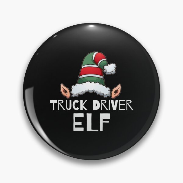 Item preview, Truck Driver Elf Christmas Holidays Xmas Elves Trucking Trucker designed and sold by losttribe.