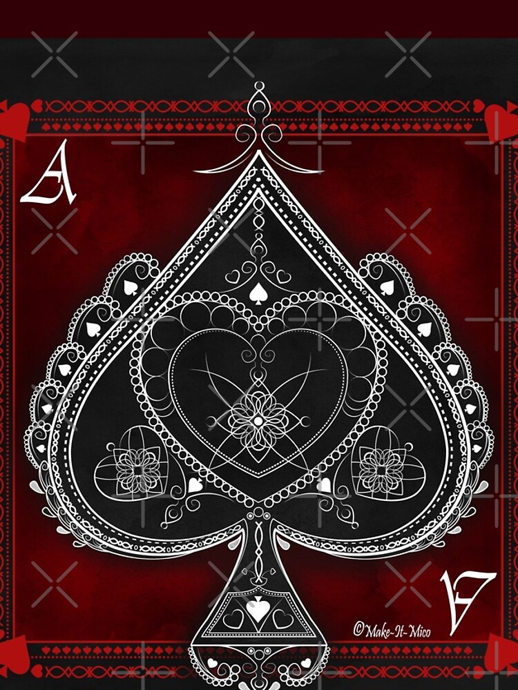 "Dark Luxury Ace of Spades" iPhone Case for Sale by MakeItMico