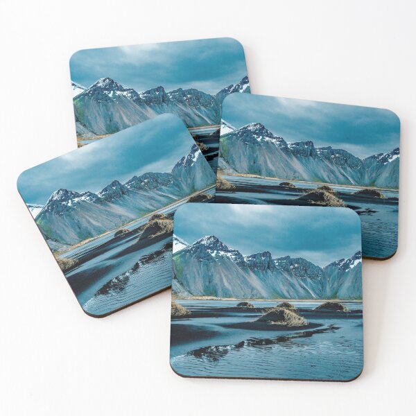 Item preview, Vestrahorn Mountains South East Iceland. An amazing sight with almost all the landscape black with volcanic ash.  designed and sold by Cameranick.