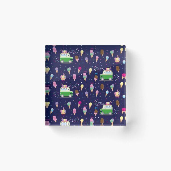 Item preview, Ice cream Truck Game - Dark blue background designed and sold by AnaGomesDesign.