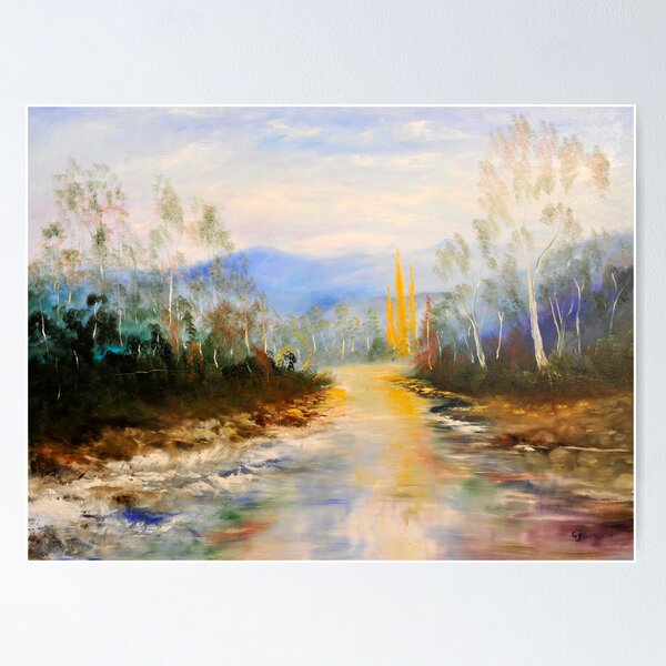 Item preview, ovens river winter color designed and sold by GlenJohnson.