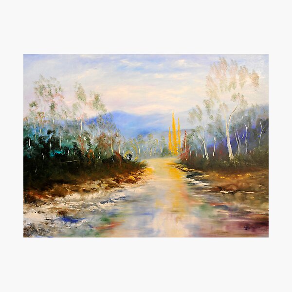 Item preview, ovens river winter color designed and sold by GlenJohnson.
